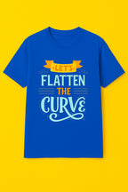 Men's Cotton Crew Neck Printed T-Shirt Classic And Regular Fit Tee - Blue