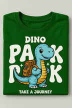 Men's Cotton Graphic Printed T-Shirt - Classic Crew Neck And Regular Fit For Everyday Comfort - Green