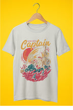 Men's Cotton Graphic Printed T-Shirt - Classic Crew Neck And Regular Fit Tees - Grey