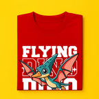 Men's Cotton Adventure Graphic Printed T-Shirt - Red