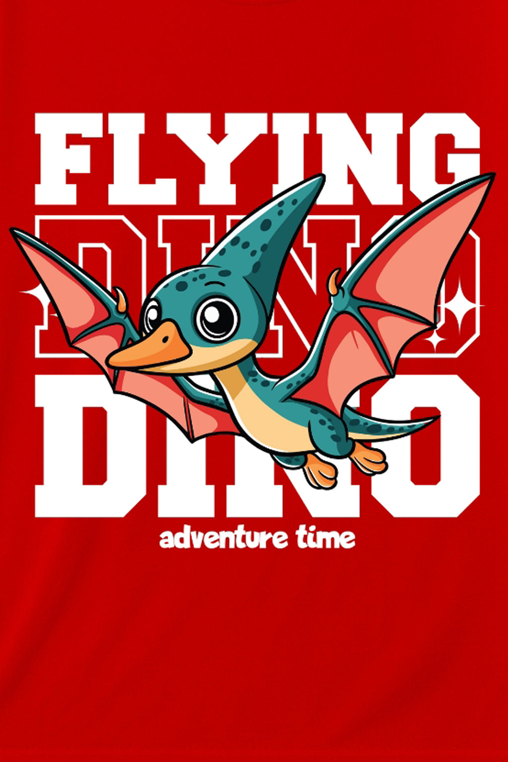 Men's Cotton Adventure Graphic Printed T-Shirt - Red
