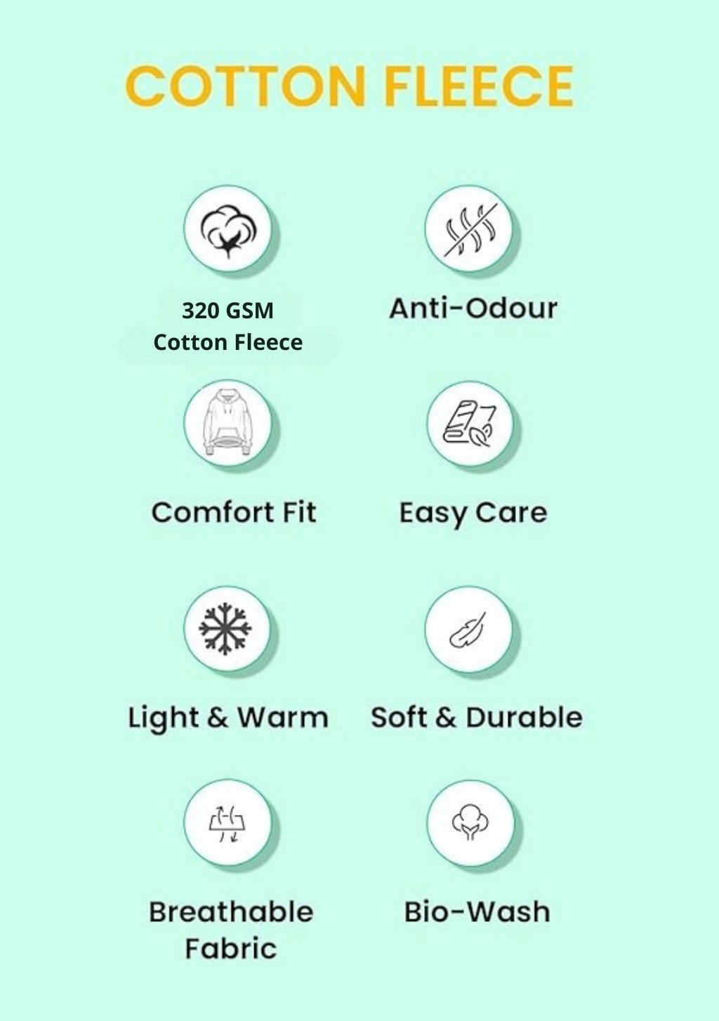 Men’s Regular Fit Cotton Hoodie | Comfortable Winter Hoodie with Kangaroo Pocket & Adjustable Hood | Soft Warm Casual Wear for Everyday Use Olive - Olive