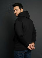 Men’s Premium Cotton Fleece Hoodie – Grey & Black Combo | Soft, Warm & Stylish - Grey Black