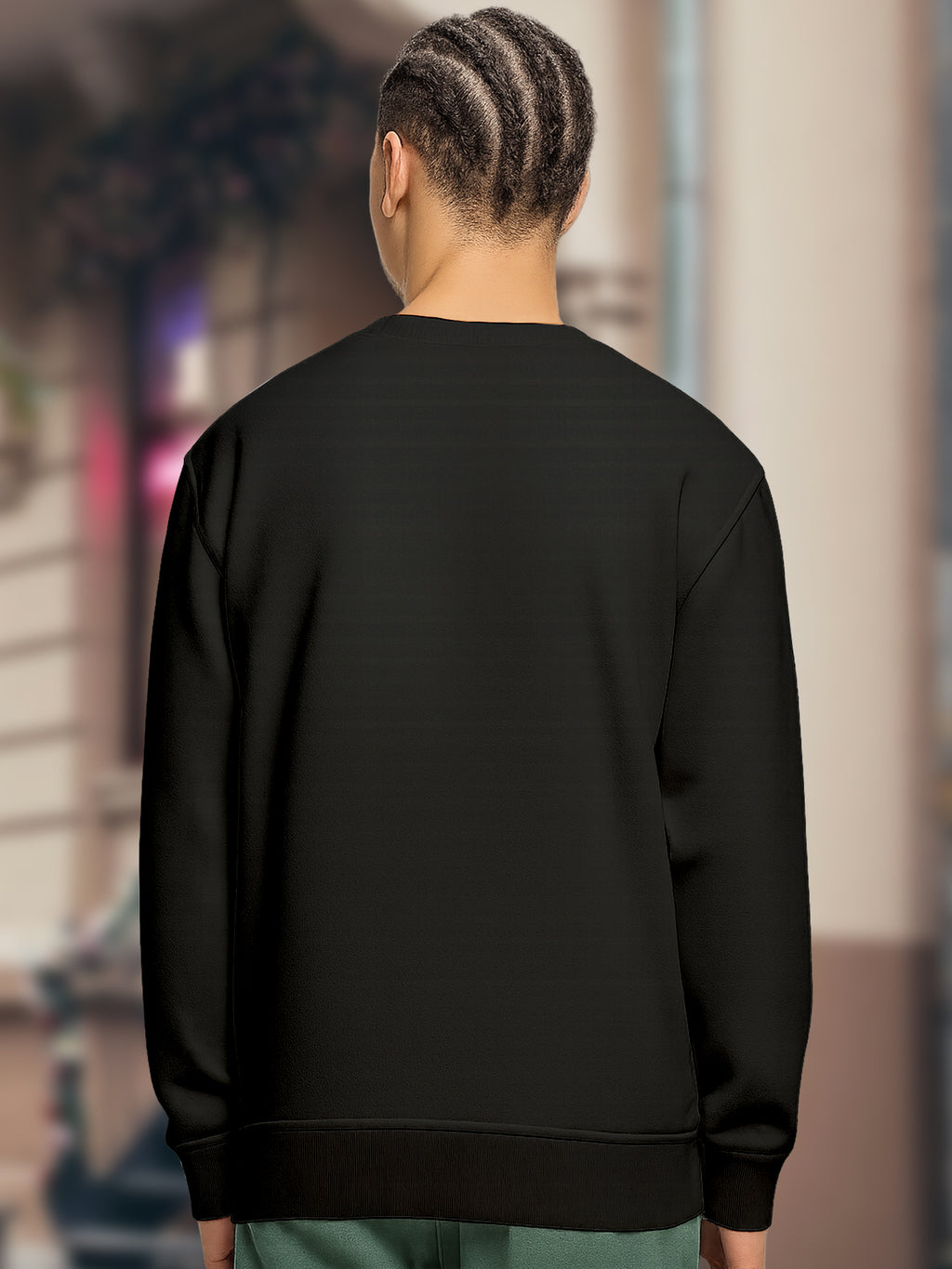 Everyday Wear Unisex Graphic Printed Sweatshirt | “Cool Dude New York” & “Skull Beanie Graphic” Design | Regular Fit Cotton Blend Pullover for Men & Women - Black White