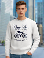 Everyday Wear Men’s Sweatshirt Combo (Pack of 2) – Navy “I’m Not Weird Limited Edition” Print + White “Classic Bike Riding Co.” Graphic | Casual Cotton Blend Pullover - White Navy