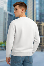 Everyday Wear Men’s Sweatshirt Combo (Pack of 2) – Navy “I’m Not Weird Limited Edition” Print + White “Classic Bike Riding Co.” Graphic | Casual Cotton Blend Pullover - White Navy
