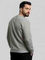 All Day Comfort Men’s Printed Sweatshirt Combo – “Boston Champion” & “Samurai Warrior” Graphic Design - Grey Offwhite